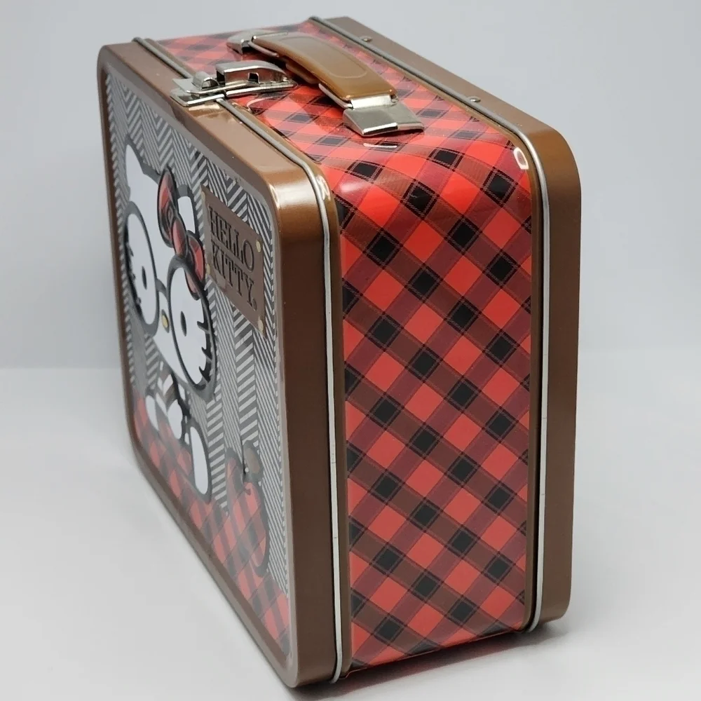 Loungefly Hello Kitty Round Glasses Tin Lunchbox